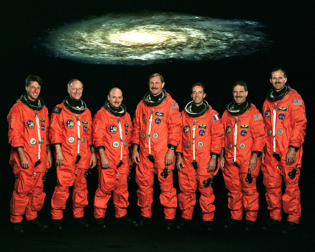 Thirty-two astronauts flew on Hubble space shuttle missions.