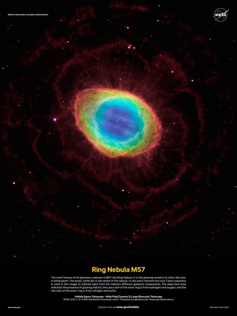 Hubble Poster 2024 - Ring Nebula M57